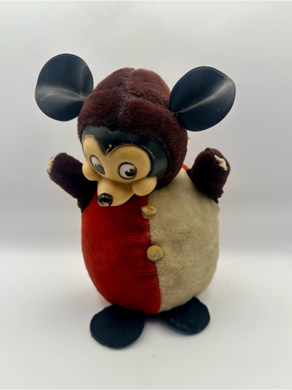 Vintage Woolikin 1960s Walt Disney Productions Mickey Mouse Plush Toy Gund